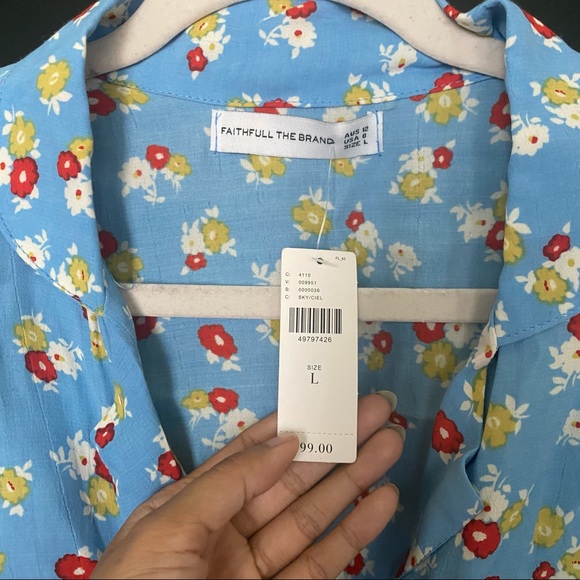 {Faithful the brand} 🔷 Floral crop top - Picture 2 of 4